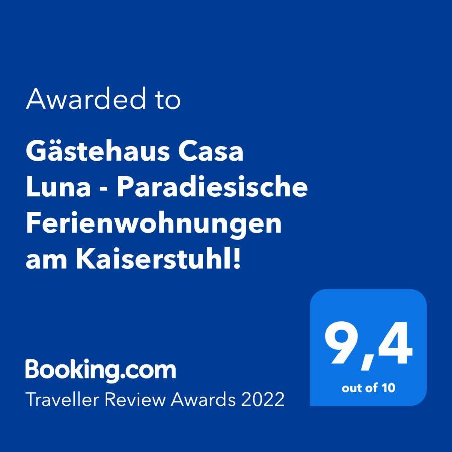 Gaestehaus Casa Luna - Paradiesische Ferienwohnungen Am Kaiserstuhl! Bischoffingen Zewnętrze zdjęcie